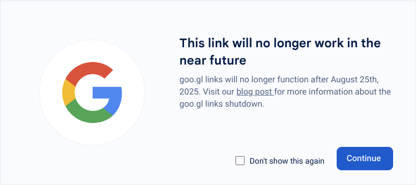 O impacto de quando os links encurtados usando goo.gl deixarão de funcionar em agosto de 2025